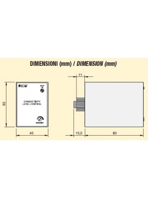 Controle de Nivel Condutivo - CL1001/U 24VAC 100K - #CLL000070