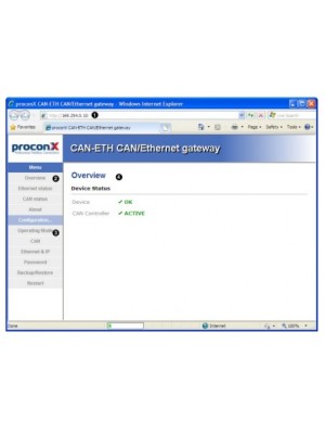Gateway CAN-ETH - MS-DSCANETH - 1901
