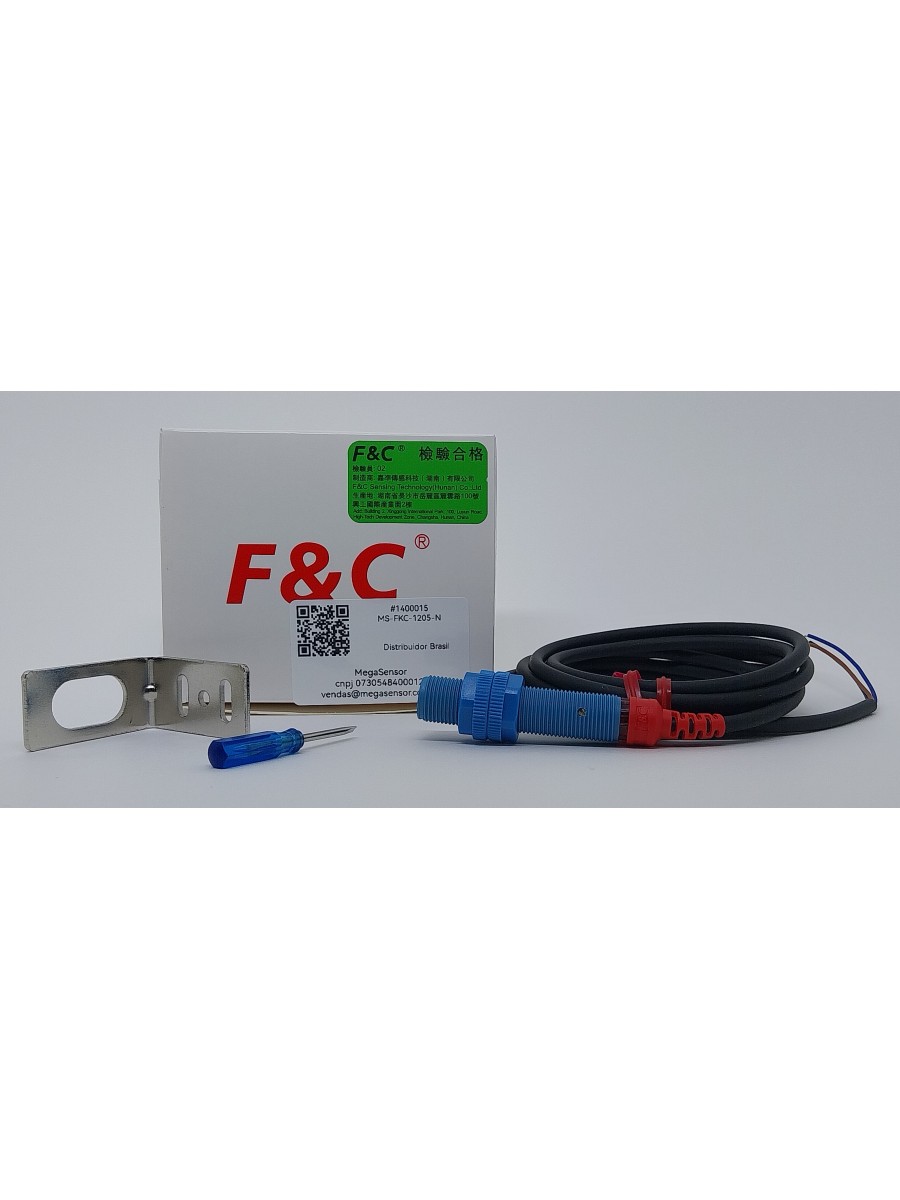 Sensor capacitivo M12 - MS-FKC-1205-N-R2M - #1400015 