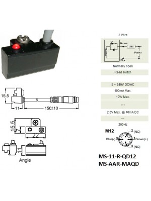 Sensor Magnético MS-11-R-QD12
