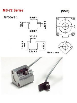 Sensor Magnético MS-72-R-1M - #100288 - SÓ 3 PEÇAS!!!