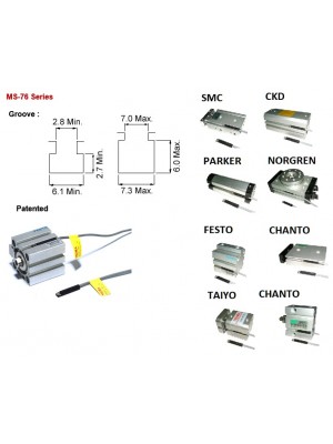 Sensor Magnético MS-76-R-1M #100283 - SÓ 3 PEÇAS!!!