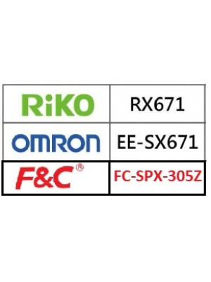 Sensor fotoelétrico, micro U-shape MS - FC-SPX-305Z