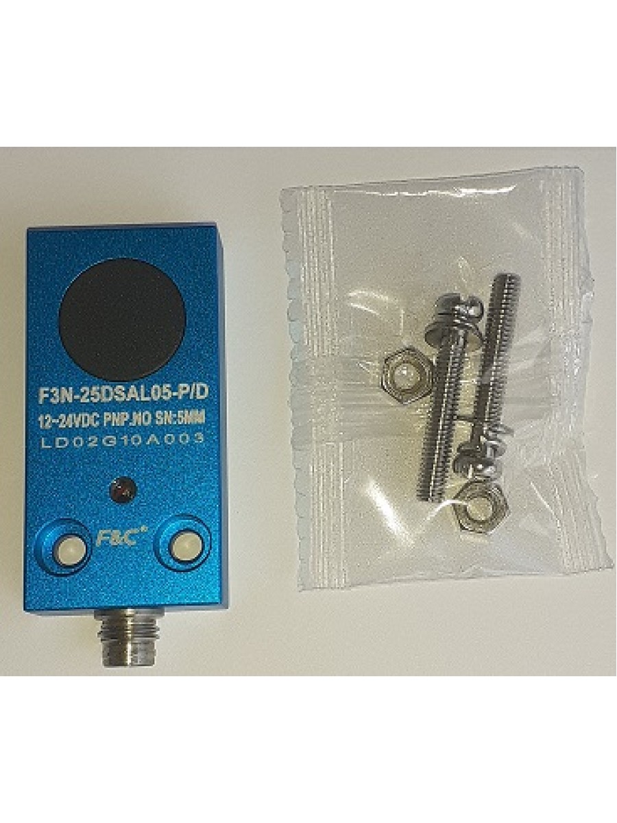 Sensor indutivo - MS-F3N-25DSAL05-P/D soquete M8 x 3p