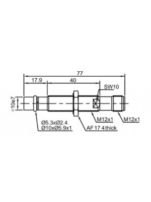Sensor Indutivo Alta Pressão - MS-LR12XBF15DPOB-E2 - #361993