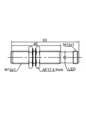 Sensor Indutivo - MS-LR12XBF02DPR-E2 - #820125