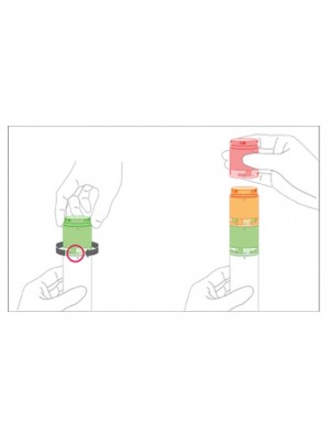Torre Sinal Modular LED - LR4-302-LJNW-RYB - #5389
